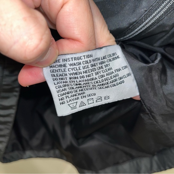 Big Chill Women's Black Jacket Windbreaker LINED Size L full zip - Picture 3 of 6